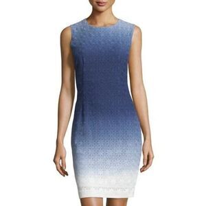 Diane von Furstenberg Kedina Cotton Eyelet Dress, Midnight Ombre S?